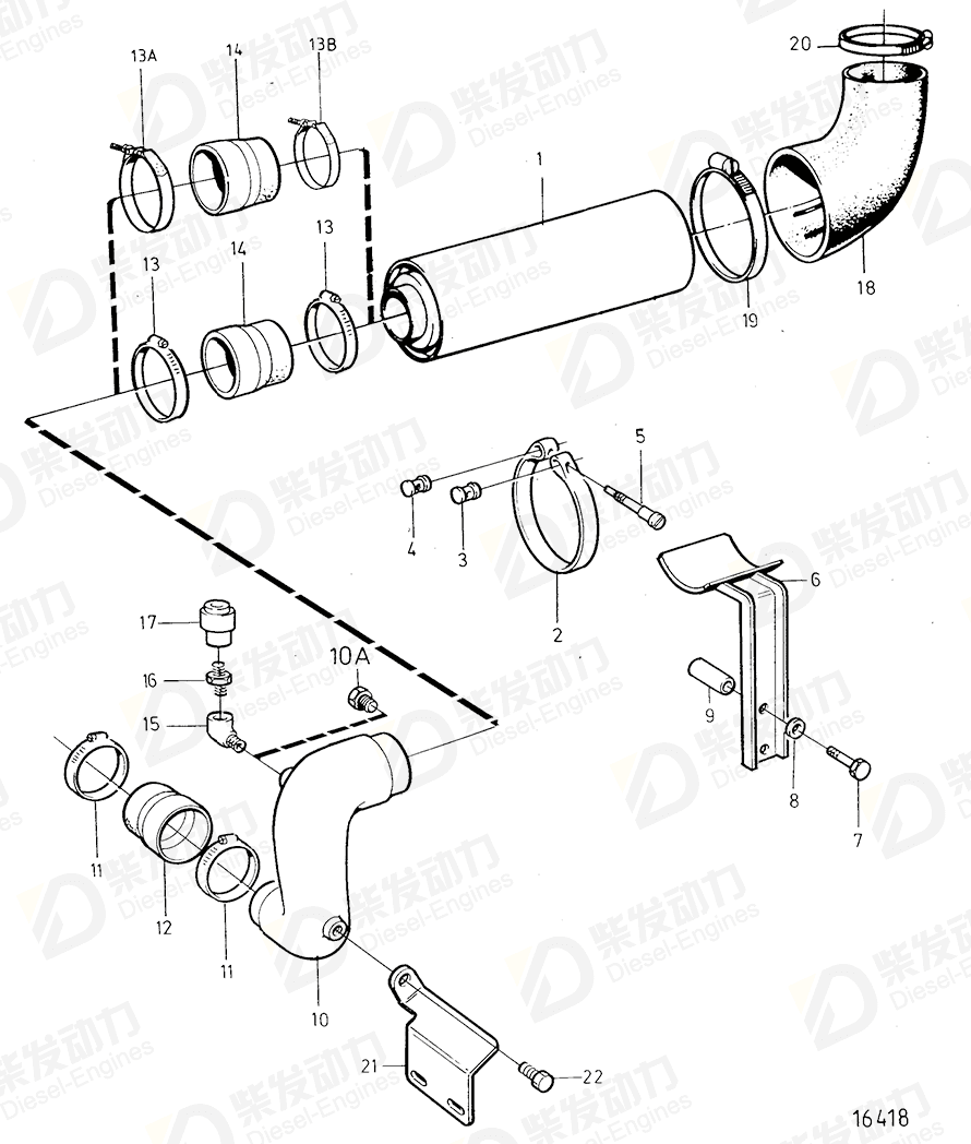 VOLVO Bracket 847920 Drawing